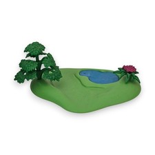 Playmobil Teich Busch