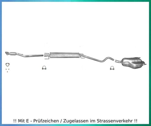 Auspuffanlage für opel astra - auspuffanlage,