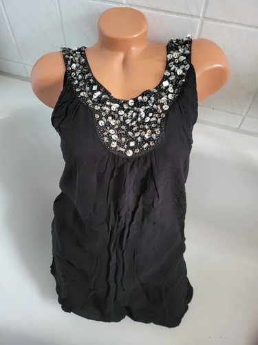 Zara damen top schwarz - zara,