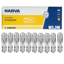 10x Narva 17073 12V 2,3 W W2x4,6D T5 Glühlampe Glassockellampe Glühbirne  N39w