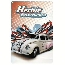 Blechschild Herby VW Käfer 20x30cm Retro Vintage TE195