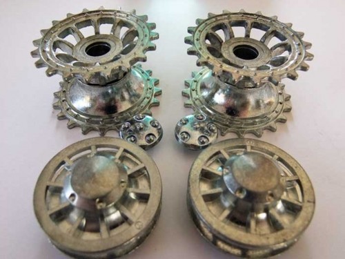Metall set treibräder - set,