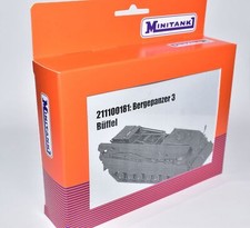 Minitank 211100181 Bergepanzer 3, Büffel Panzer Bw, Bausatz 1:87 NEU & OVP