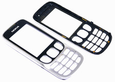 Original Nokia 6303 Front Cover Frame Rahmen Displayglas Oberschale Gehäuse