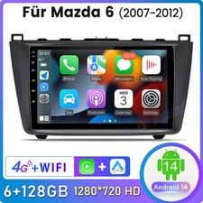 Für Mazda 6 GH GG 2007-2012 9" 6+128G Autoradio GPS mit BOSE Soundsystem SWC DAB