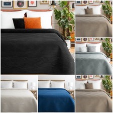 VELVET Tagesdecke Gemustert Bettüberwurf Überwurf  170x210 220x240