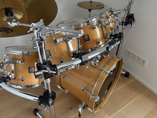 Sonor S-Class Maple, großes Set | Remo-Felle, Rack, Becken, Taschen & Übungspads