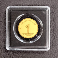 Goldmünze 1/1000 Oz. Feingold 999.9 - 1 Pfennig Deutschland 2024