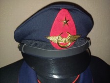 Türkei blaue Schirmmütze der türkischen Staatsbahn, rotes Emblem (Zugdienst)