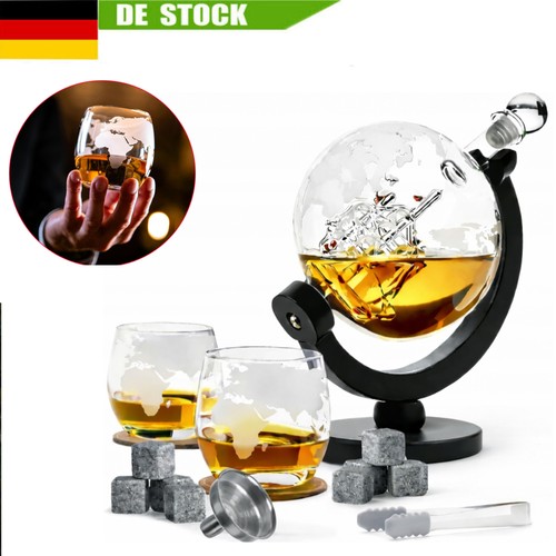 Whisky globus karaffe mit - whisky,