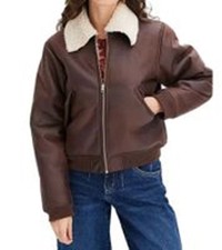 Damen lederimitat jacke - damen, lederimitat-jacke