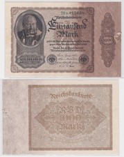 1000 Mark Banknote Deutsches