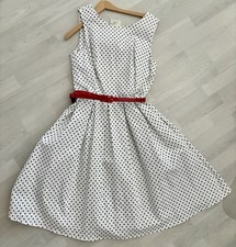 Retro Vintage Damen Kleid Rockabilly 50 60Jahre Kleid Gr 40 42