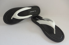 wie neu ° GRACELAND chice Zehentrenner Sandalen Gr. 42 weiß Damen Schuhe Clogs