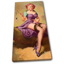 Vintage Girl Poster Sexy Retro