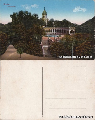 Postcard breslau wrocław - breslau,