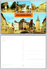 Aschersleben ddr postcard - aschersleben,