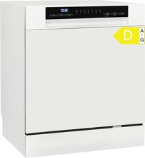 Exquisit Geschirrspüler GSP508-030D 8 Maßgedecke 55cm Weiß kompakt A++ 49dB