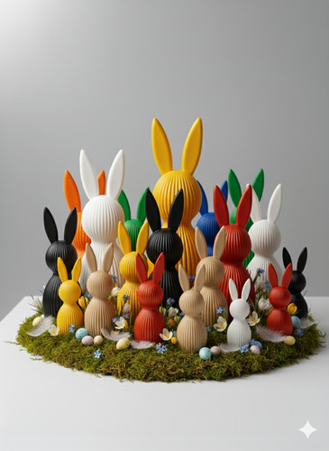 Hasenfigur osterdekoration - hasenfigur,