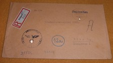 Kurland Kessel Schlacht 132. Infanterie-Division Feldpost R-Brief Wien 11.1944