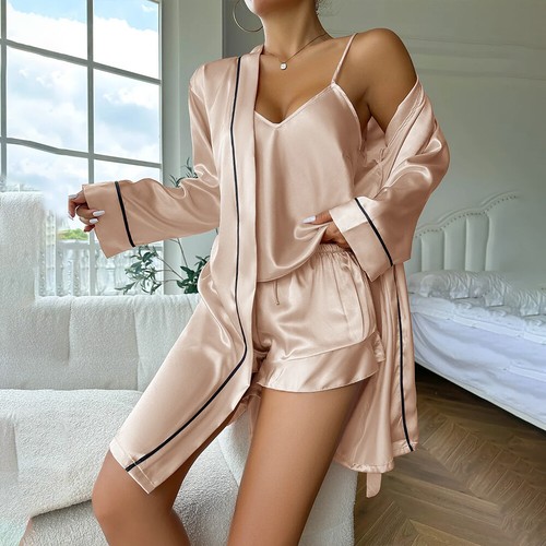 3tlg damen kimono robe - damen,