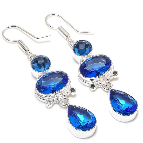 Handgefertigter blauer