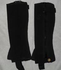 Reitletten Chaps Capsletten schwarz  XXS Höhe 35cm Weite 29cm  Neu