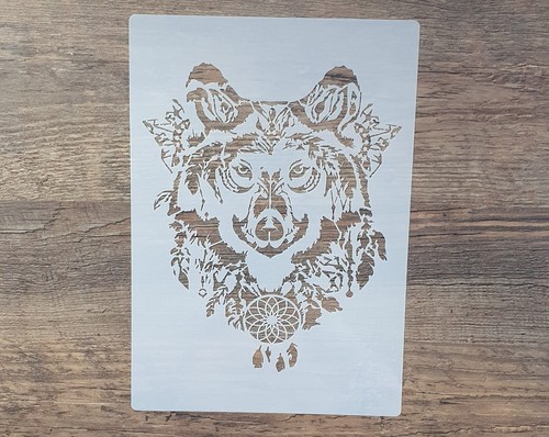 Schablonen wolf kopf - schablonen,