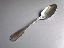 Augsburger Faden Tafellöffel Menülöffel 800 Silber 21 cm Monogram ER