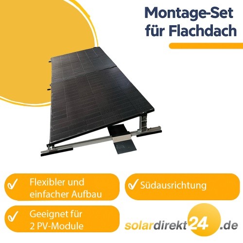 Solar halterung flachdach set - solar,