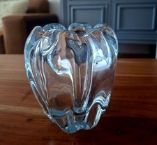 Glas vase  Vintage 14 ×13 Cm