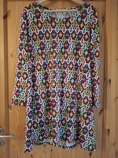 Kleid L 40 42 Only Star Grün Rot Schwarz