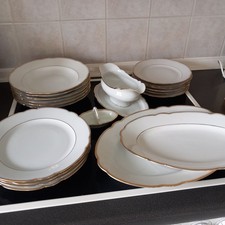 Bavaria porzellan mit goldrand - porzellan,