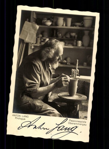 Anton lang autogrammkarte - lang,