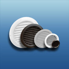 Lüftungsgitter Wetterschutzgitter Abluftgitter rund mit Flansch