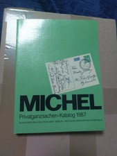 Briefmarken-Katalog Michel Privatganzsachen -Katalog Deutschland 1987