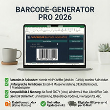 Excel Barcode Generator Pro