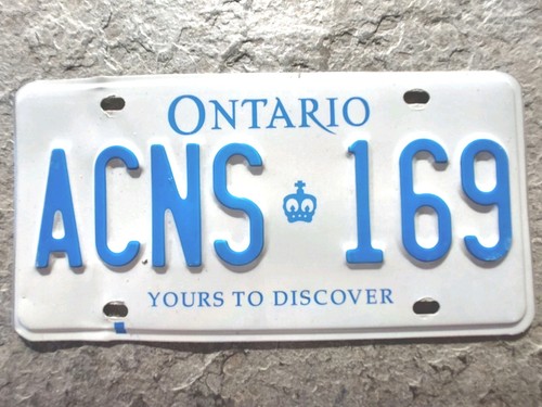 Nummernschild ontario kanada - nummernschild, ontario,