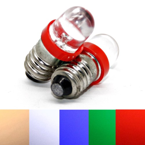 10x stück 12v e10 - 6v,