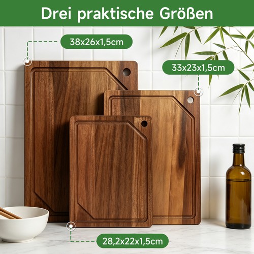 Akazienholz schneidebrett - akazienholz,