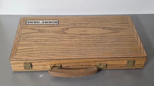 Deluxe rummy game set - rummy, holz