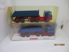 Wiking kleines Konvolut Hanomag Henschel und Mercedes Hinterkippsattelzug