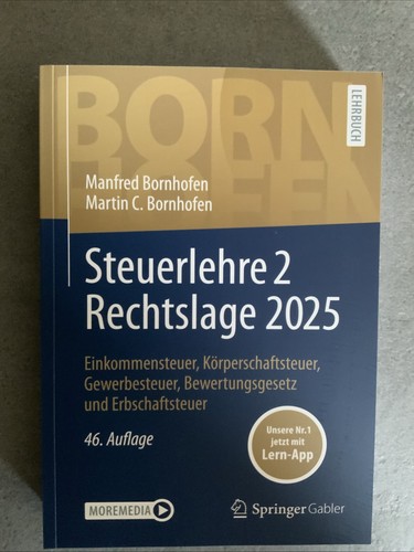 Steuerlehre rechtslage 2025 - rechtslage,