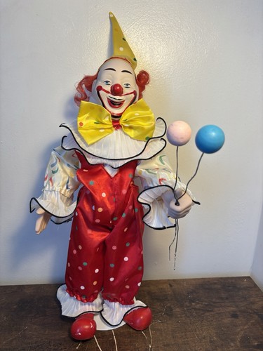 Porzellan clown puppe the - clown,