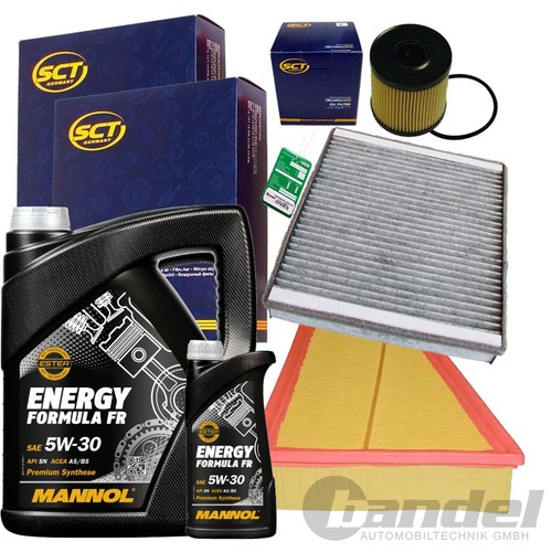 Filterset inspektionspaket - filterset, inspektionspaket+6l