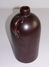 Steinzeug . Flasche Keramik . Höganäs Schweden Krug . Henkelflasche 1 Liter