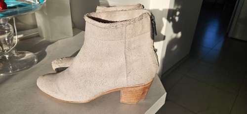 Luxus stiefelette cremefarben - luxus,