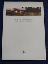 Mercedes G-Klasse G 320, G 300 Turbodiesel Prospekt 08.1997