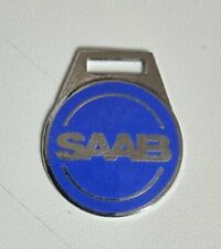Saab Schlüsselanhänger emailliert "Melsom Birmingham" - Maße Emblem 27x33mm