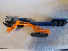 Modellbau HO - Kibri ??? - Schwerlasttransporter mit Raupenbagger Atlas 2004 LC